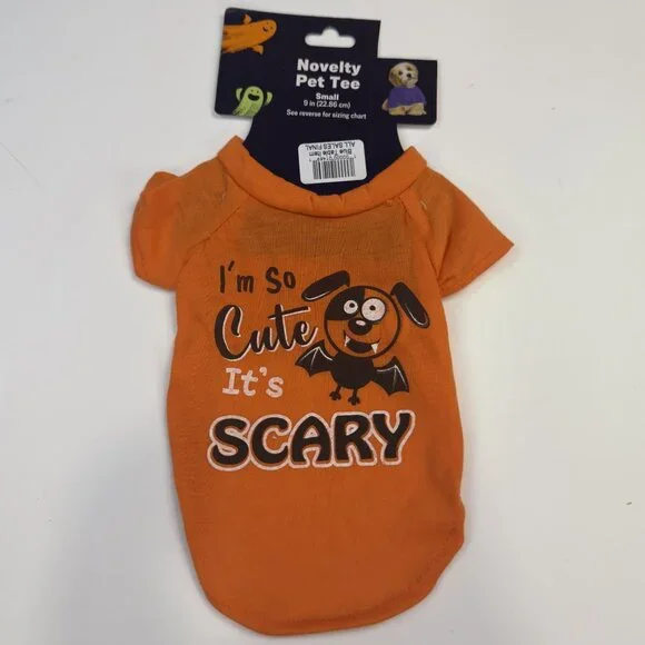 Novelty Pet Halloween Tee Small 