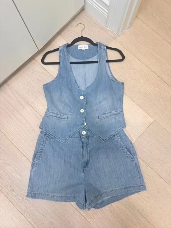 Bella Dahl denim co- ord matching set