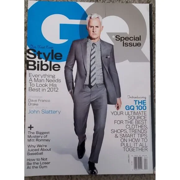 GQ Magazine John Slattery Drake Dave Franco Special Fashion Style Pitbull 2012 .