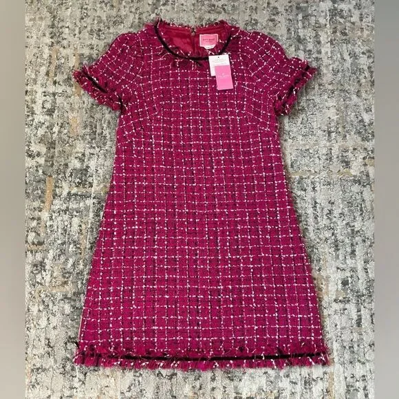 GORGEOUS KATE SPADE TWEED DRESS! NWT! SIZE 6