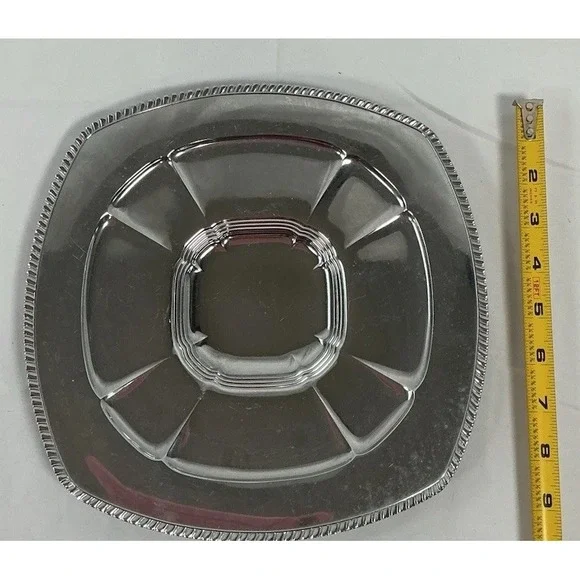 National Lead Co Silver Tray