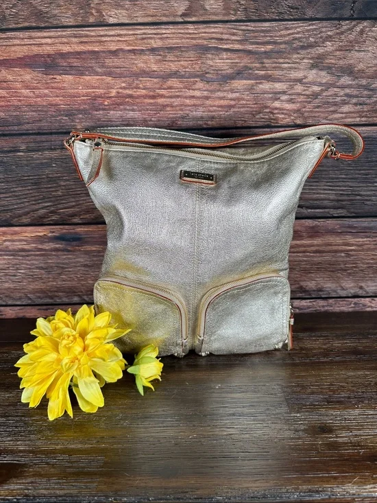 Kate spade Gold Metallic Leather Shoulder bag!