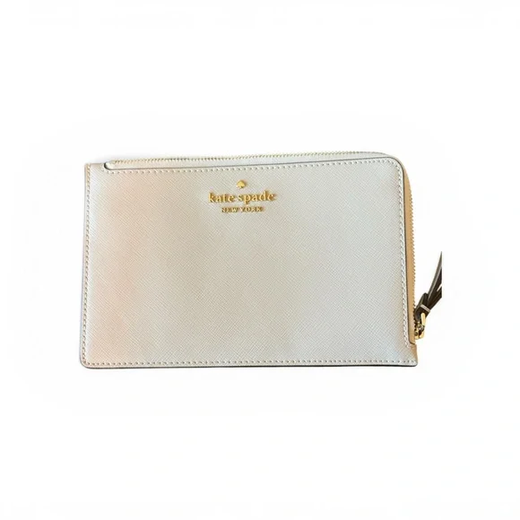 Kate Spade Cream Wrist Wallet