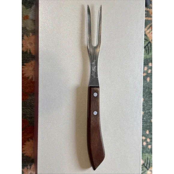 Regent Sherwood Stainless Steel Meat Fork Made‎ In Japan 9.5 Inches Vintage