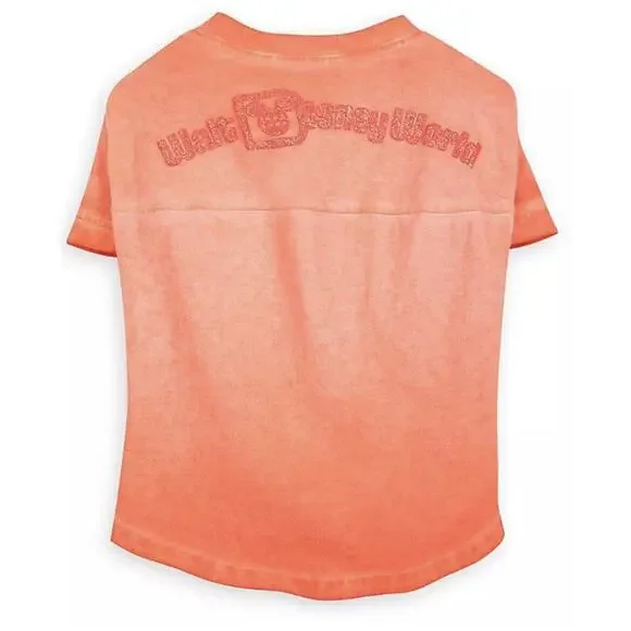 Disney Tails Walt Disney World Coral Spirit Jersey For Dogs Size Large New