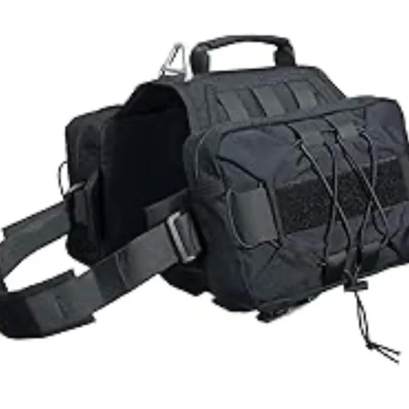 Tactical Dog Harness elite spanker saddle bag