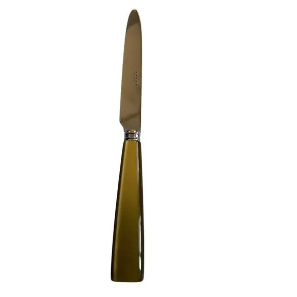 NEW Sabre Paris Icône Olive Dinner Knife 18/10 Stainless Acrylic