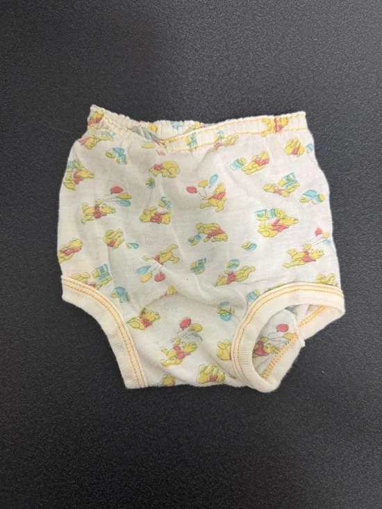 Disney Cream vintage winnie the pooh diaper cover