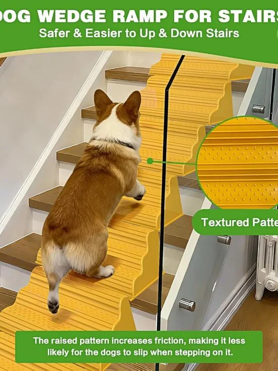 Moderate 3-Step Stair Ramp for Aged & Injured Pets 6PCS