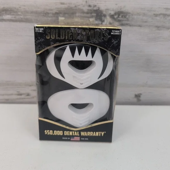 Soldier‎ Sports Elite Air Lip Protector, White, One Size Fits All Made in USA