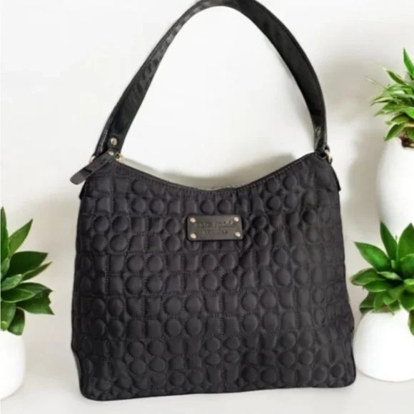 Kate Spade New York Lennox Hill Noel Shoulder Bag Quilted Black