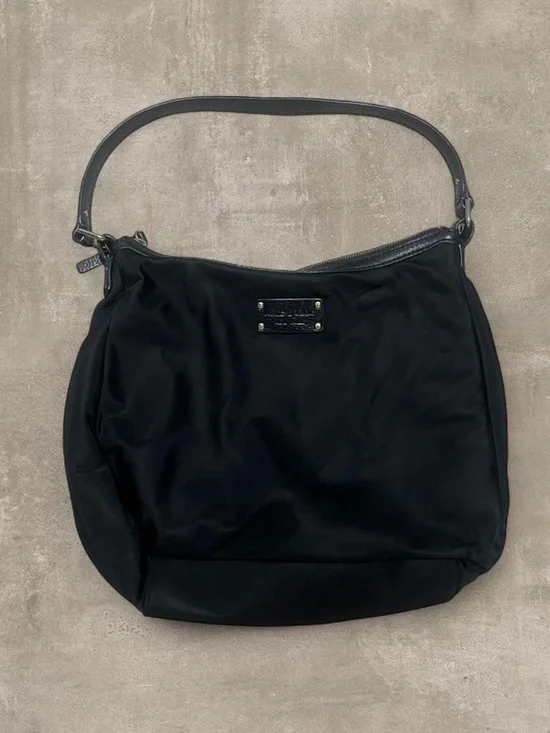 Kate Spade New York Black Nylon Shoulder Bag Purse