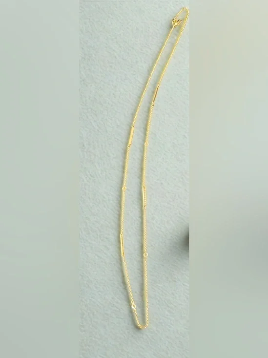 Kate Spade Gold‑Tone Crystal Station Long Necklace – Excellent Condition