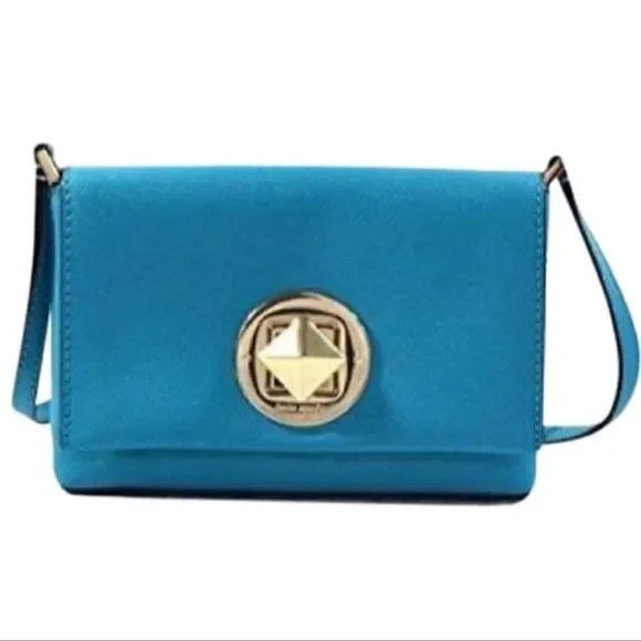 🔶kate spade‎ Sally Aqua Newberry Lane Crossbody C9