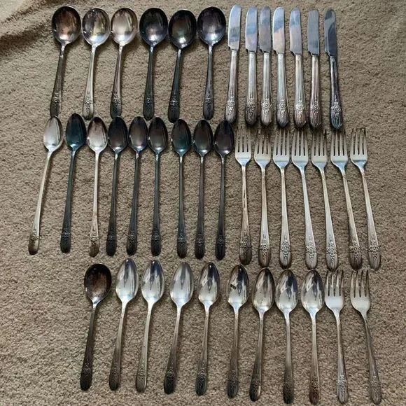 Wm Rogers Mfg. Co. Extra Plate IS TRIUMPH 40 Piece Flatware Set