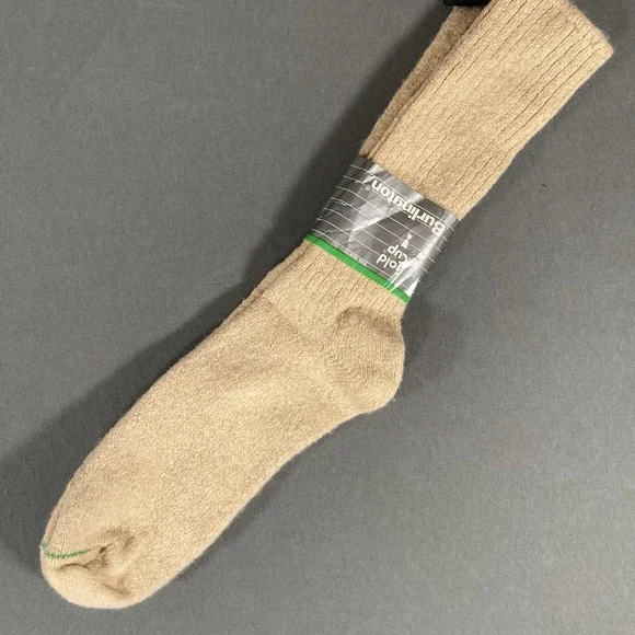 Vintage Burlington‎ Wool Socks Gold Cup Made In USA Bioguard Size 10.5-15