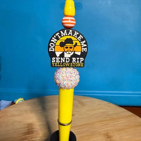 Yellowstone Beaded Pen