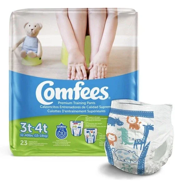3t-4t Comfees pull ups (23 diapers per pack) 6 Packs 138