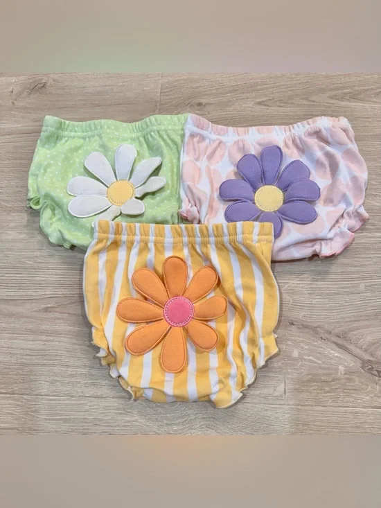 NWOT Baby Girl Floral Bloomer Bundle