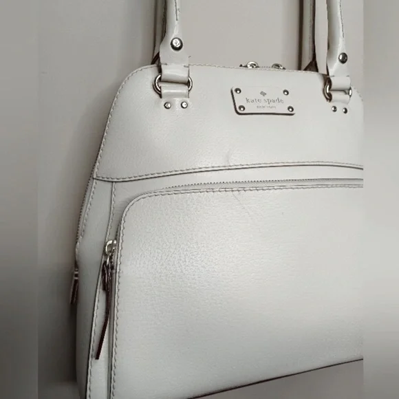 Kate Spade White Dome Bag