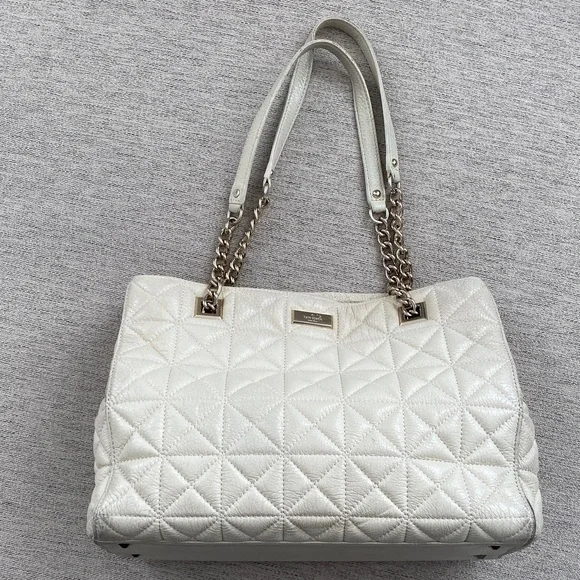 Kate Spade Cream Quilted Bag