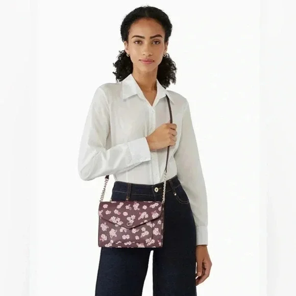 KATE SPADE NWT TINSEL FLAP CROSSBODY SAFFIANO LEATHER