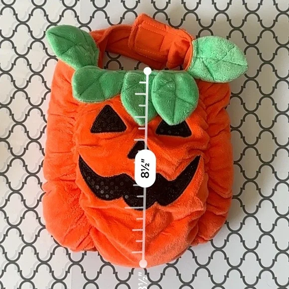 Pumpkin Costume for small dogs - Orange and Green