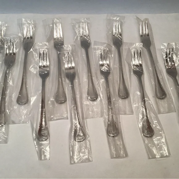 Cocktail Forks Edward Don & Co Stainless Flatware NEW 12 PCS