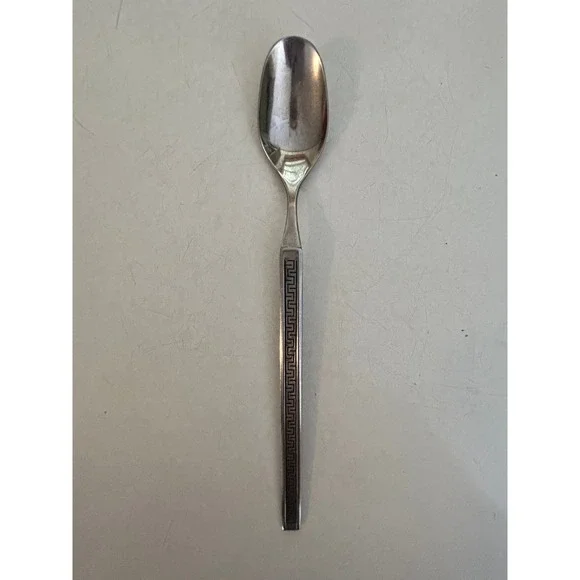 Vintage MCM Noritake Stainless EROS Flatware, 1 Iced Teaspoon, Eros,‎ Japan NTK