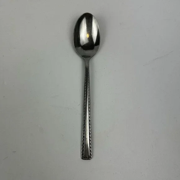 UNKNOWN MFG WATERTOWN STAINLESS FLATWARE SCROLLED EDGE FLAT TIP JAPAN-single