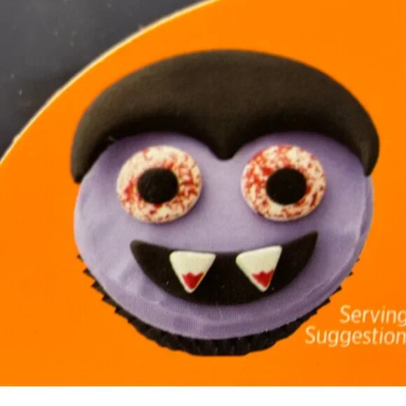 Wilton Halloween Vampire 72 Pc Icing 12 Cupcake Decorations Baking Dracula