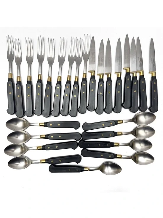 Vintage Imperial Granny's Stainless Steel Mixed Lot of 26 Flatware Pieces