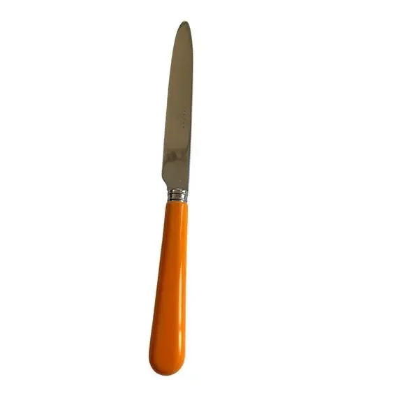 NEW Sabre Paris Pop Unis Orange Dinner Knife Stainless Steel