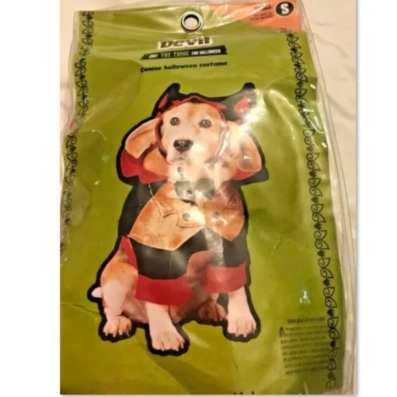 NWT Devil dog puppy costume and hat small dog pup