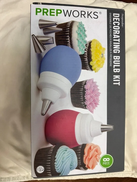 Decorating Bulb Kit - Blue and Pink Cake Decorating Tool