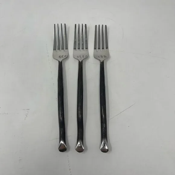 POTTERY BARN Stonehenge Noir Black forks (3)
