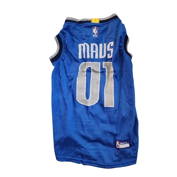 NBA Pets First Dallas‎ Mavericks Dog Jersey Blue Number 10