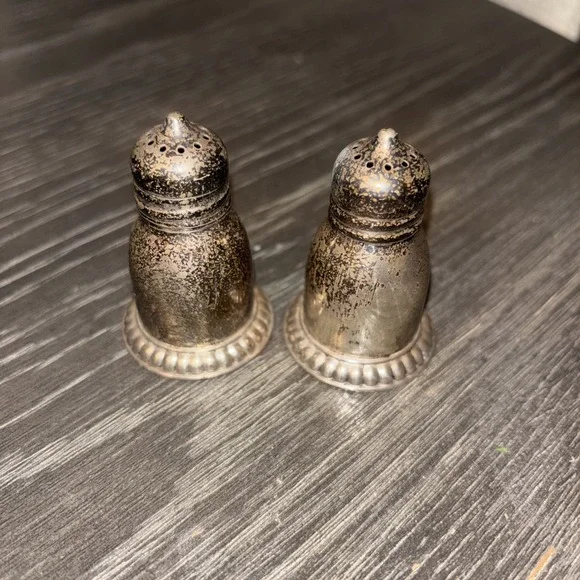 Vintage Birks Sterling Silver Set Salt Pepper Shaker Fine Dining Collectable
