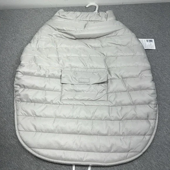 Top Paw Gray Value Puffer Dog Coat Jacket X Large Fleece Lined Pet Apparel