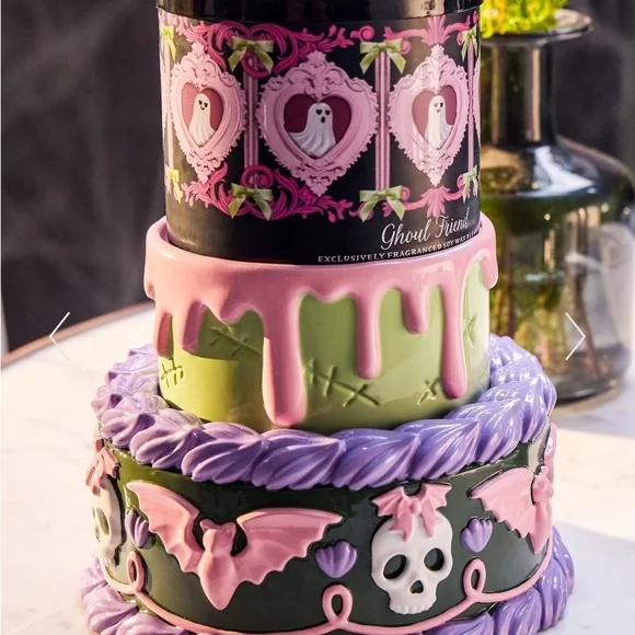 Bath & Body Works Spooky Cake Toppers - Pink, Green, Purple