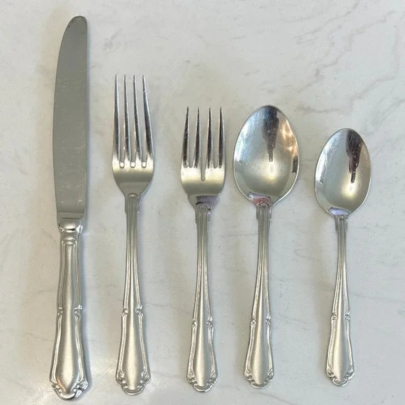 Wallace Empire 5 Piece Place Setting 18/10 Stainless Steel Flatware Replacement
