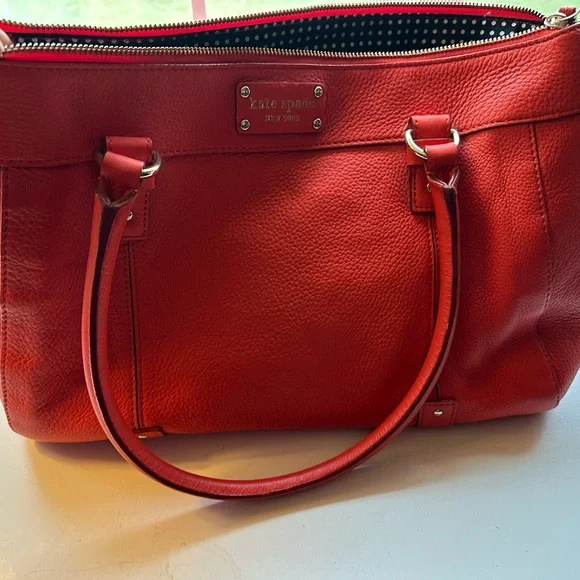 Kate Spade Red Satchel Tote