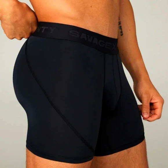 NWT Savage X Fenty By Rihanna shadow fit boxer briefs in caviar L56