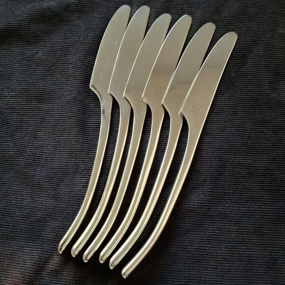 JA Henckels Zwilling BELLASERA 18/10 Stainless 6 Piece Dinner Knives Flatware