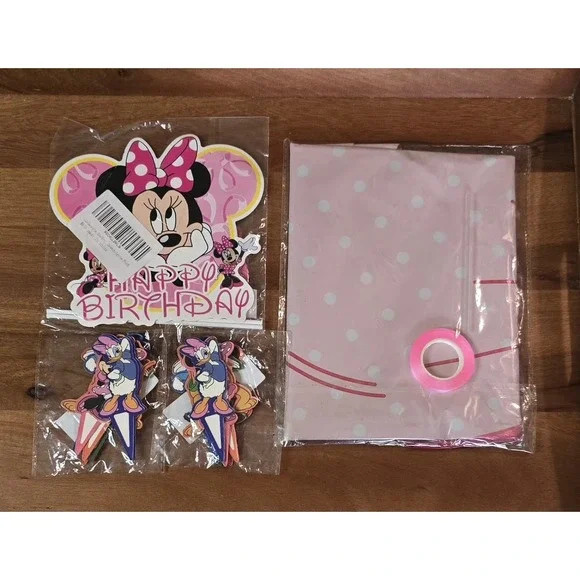Minnie Mouse Birthday Party Supplies Balloons Decorations Cake Topper