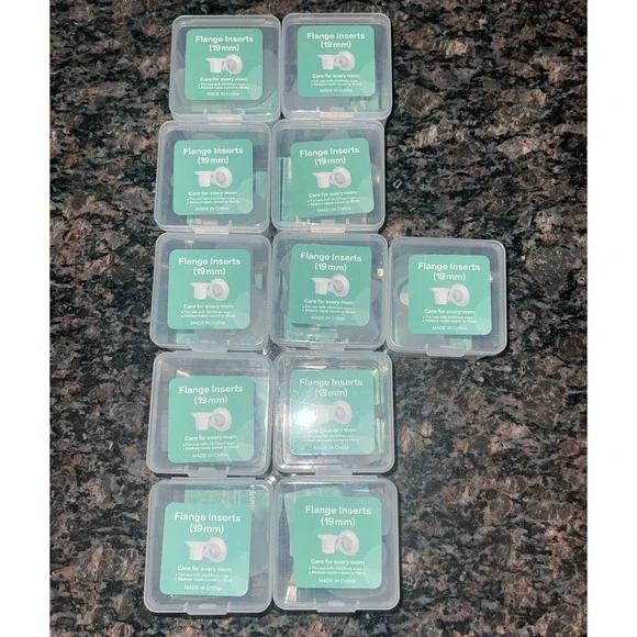 Flange Inserts 19mm : Medela and Spectra 24mm Breast Shields 22 Total (11 Packs)