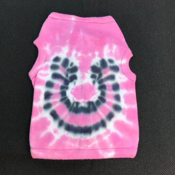 NWOT Custom Tie-Dyed Lucky Horseshoe Doggie Tee