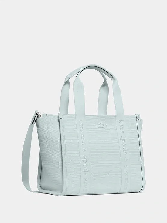 Kate Spade New York Kip Canvas Small Tote Crossbody Bag