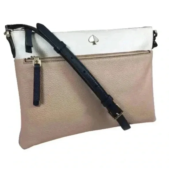kate spade New York Polly Medium Bi-Colored Womens Purse Crossbody Bag