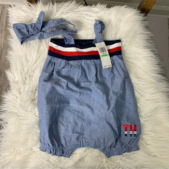 Tommy Hilfiger Navy Blue One Piece Romper